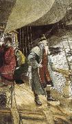 friedrich nietzsche a romantic impression of haydn crossing the english channel in the 1790s oil painting